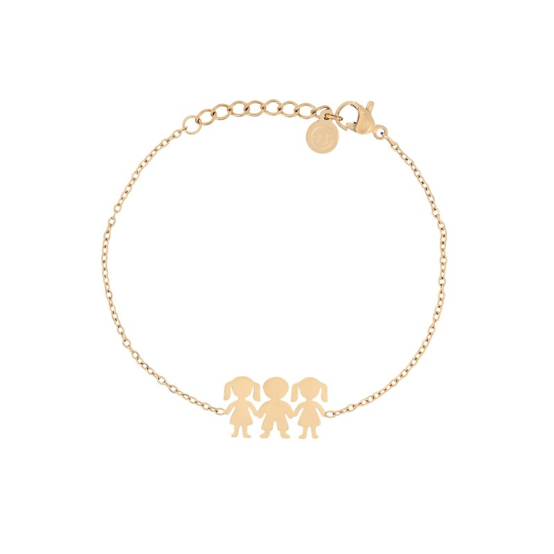 Pulseiras Delicate duas meninas e um menino