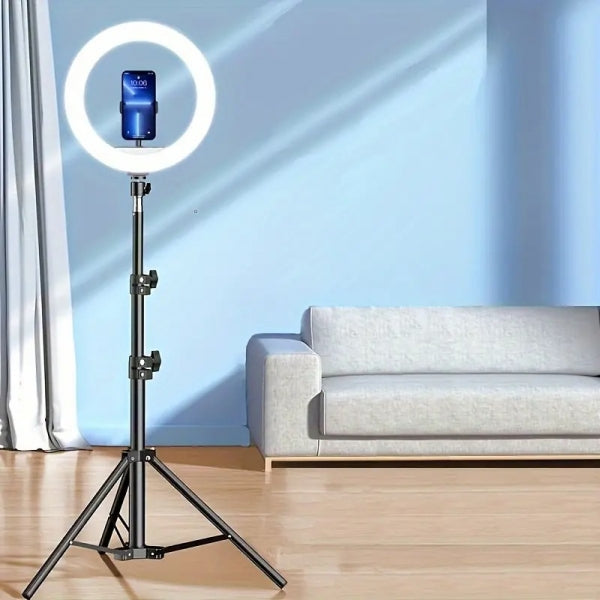 Iluminação Profissional com Ring Light 32cm