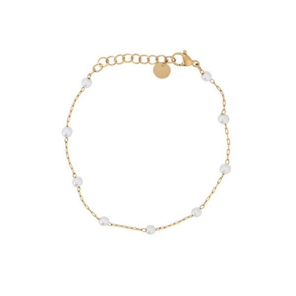 Pulseira com pérolas pequenas