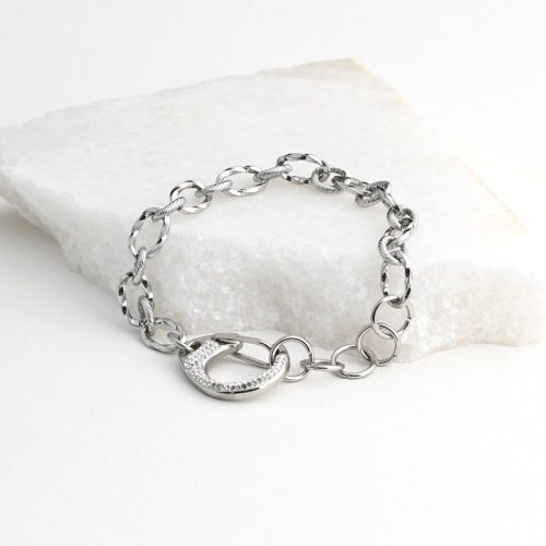 Pulseira Glamour fecho com brilhantes