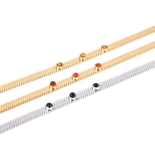 Pulseira Glamour malha snake