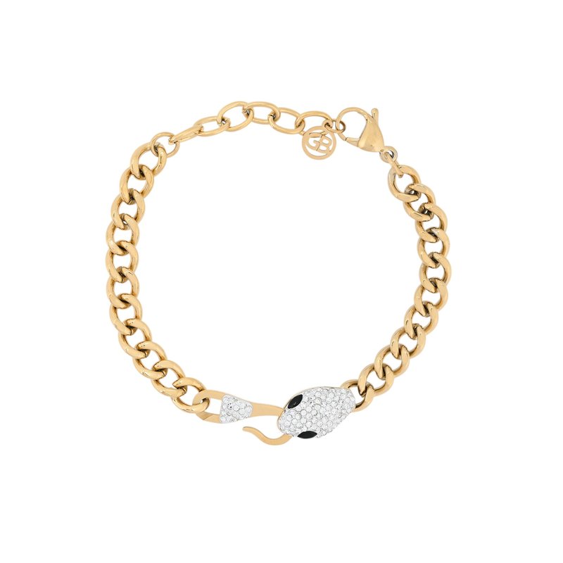 Pulseira em aço cobra