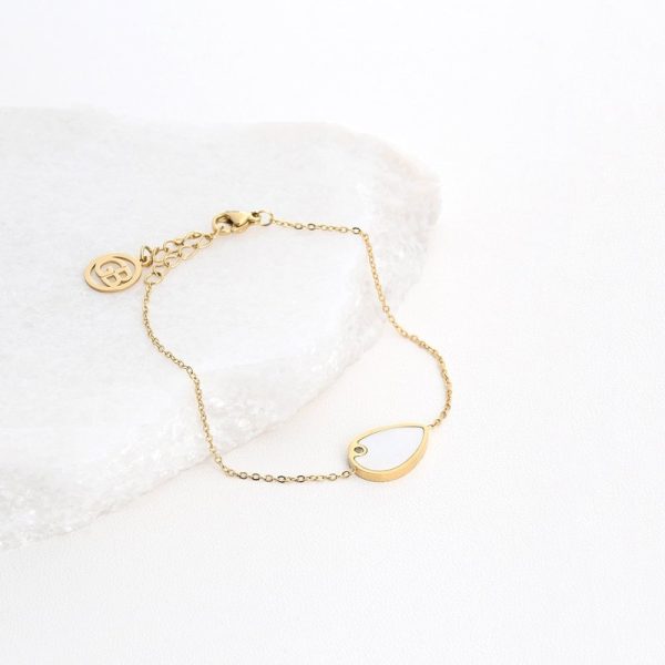 Pulseira em aço oval