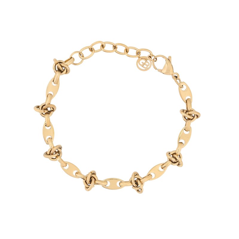 Pulseira grossa glamour com elos
