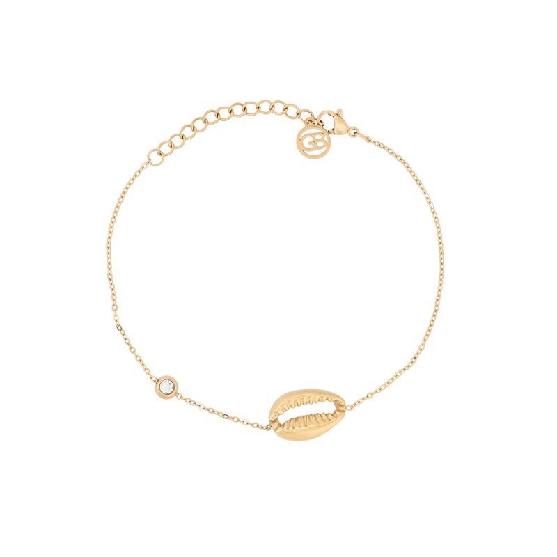 Pulseira em aço concha
