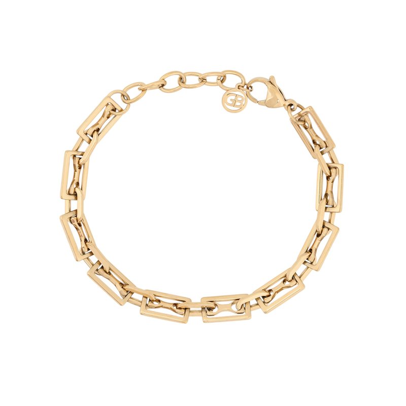 Pulseira em aço retângulos