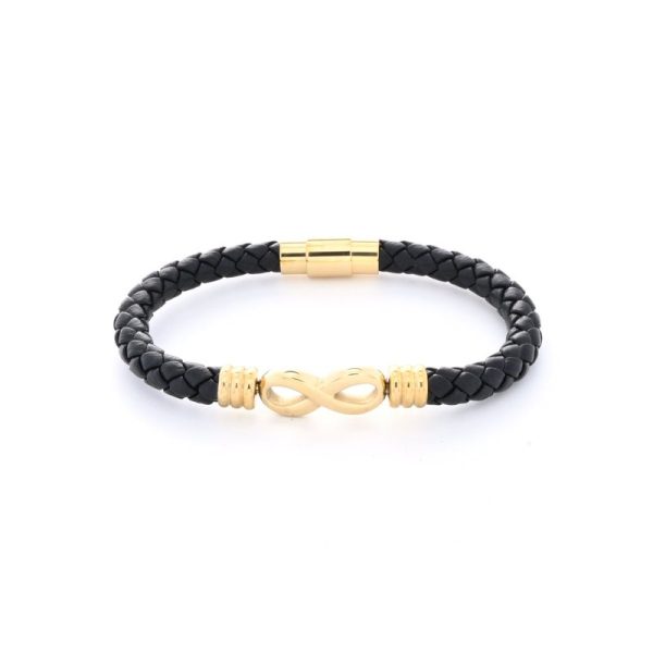 Pulseira em aço infinito