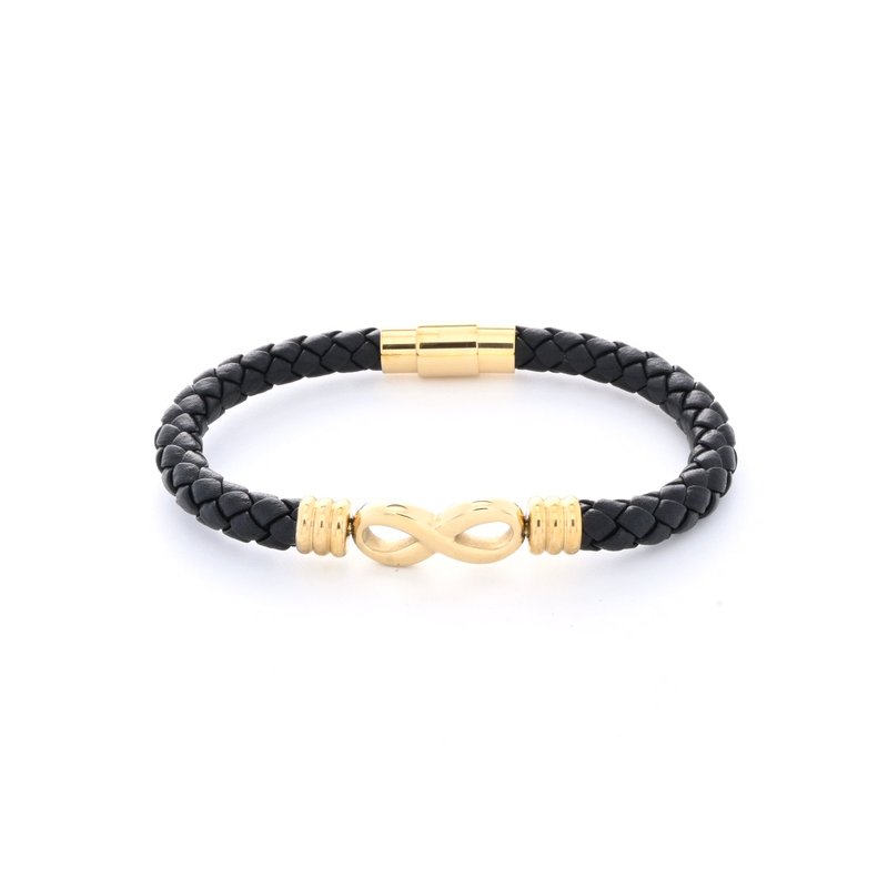 Pulseira em aço infinito