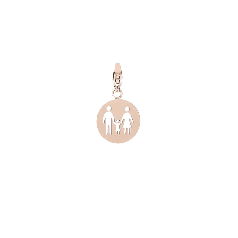 Charm Pendent família e menina