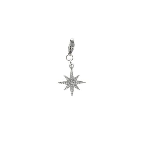 Charm Pendent com estrela guia