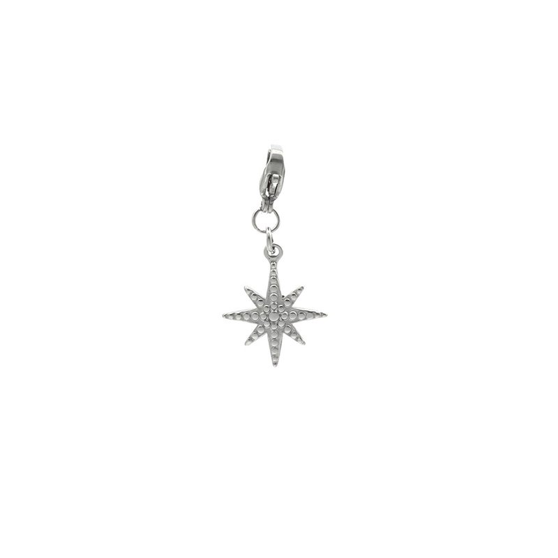 Charm Pendent com estrela guia