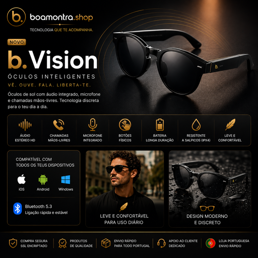 b.Vision — Óculos Inteligentes com Áudio