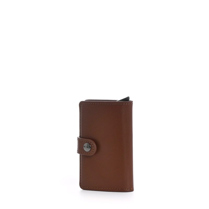 Porta cartões em pele com divisórIa para moedas