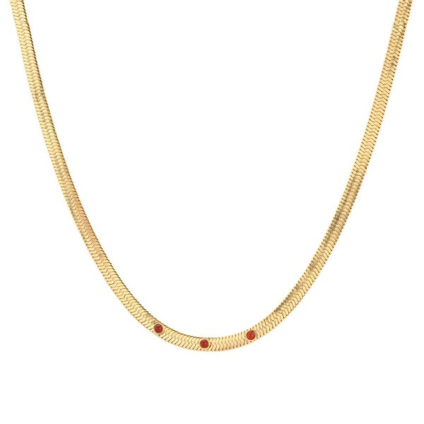Colar Glamour malha snake