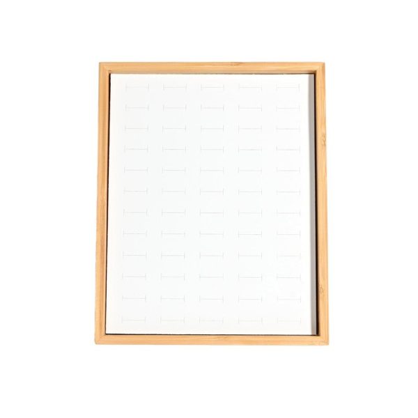 Expositor para diversos anéis branco