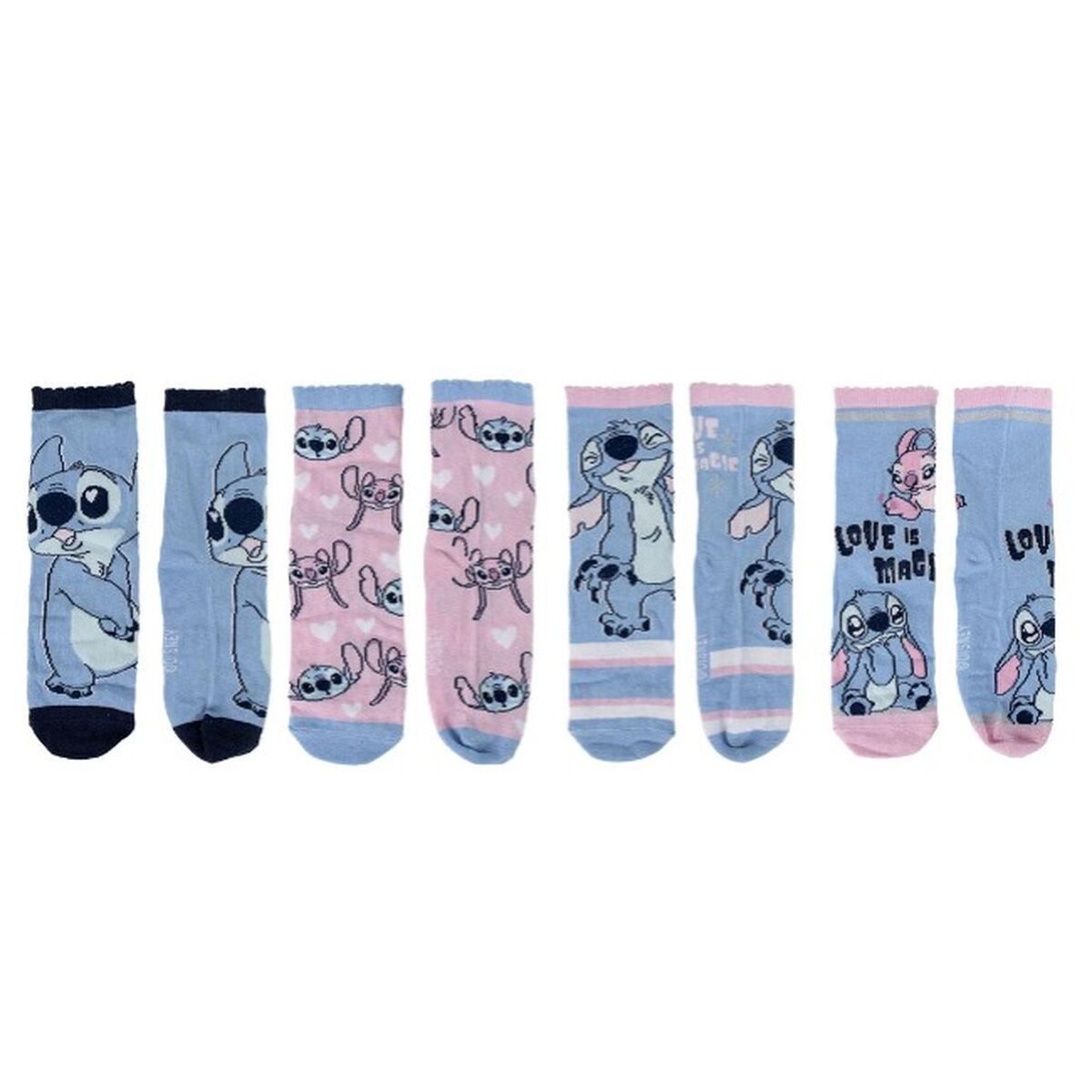 Meias Stitch 4 pares