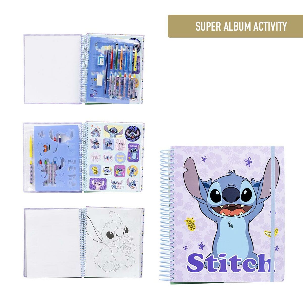 Conjunto de Desenho Stitch