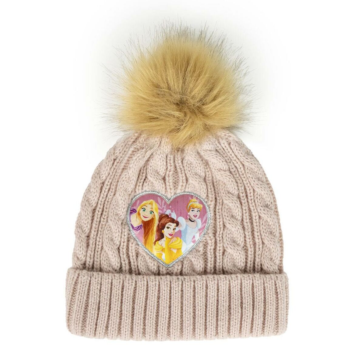 Gorro Infantil Disney Princess Cor de Rosa (Tamanho único)