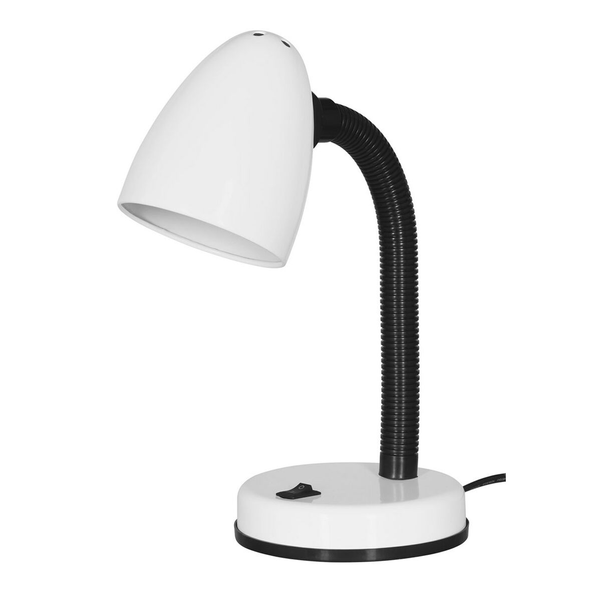 Lâmpada de secretária Activejet AJE-BILL White Branco Preto 60 W