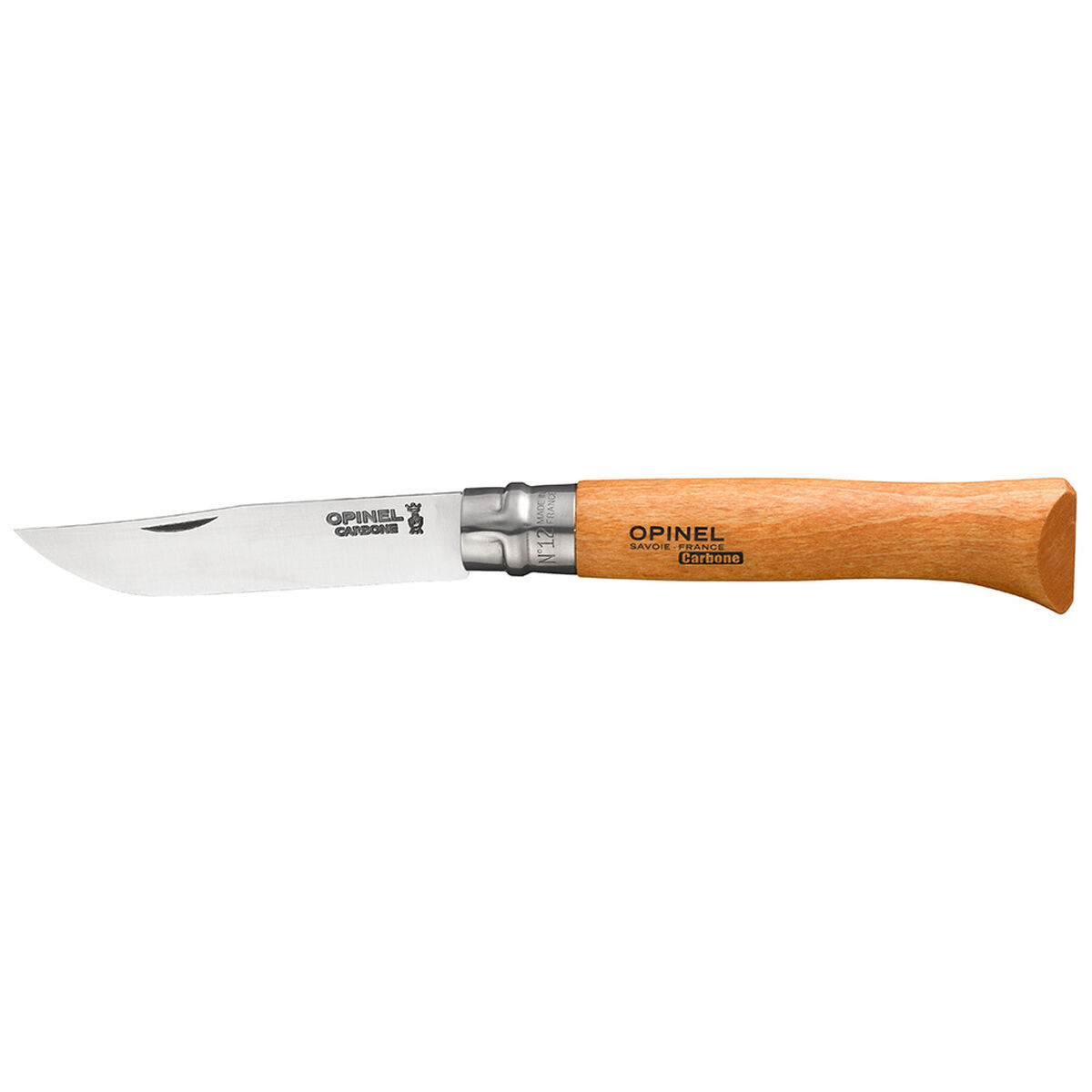 Navalha Opinel Nº12 Aço com carbono madeira de faia 12 cm