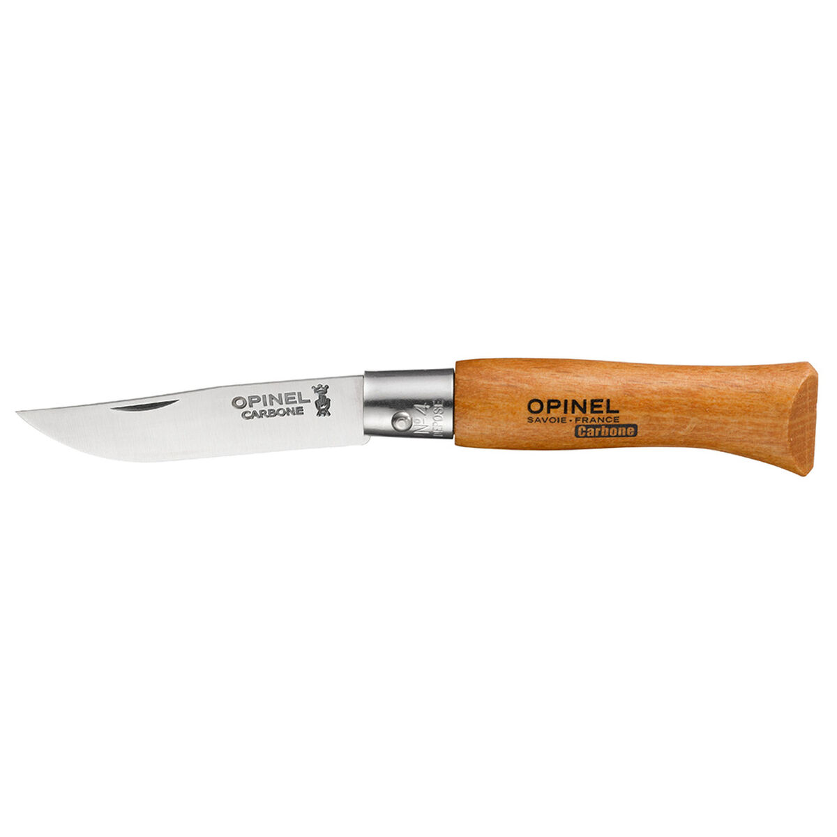 Navalha Opinel Nº4 Aço com carbono madeira de faia 5 cm