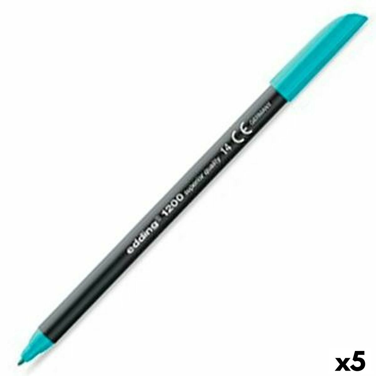 Rotulador Edding 1200 Turquesa (5 Unidades)