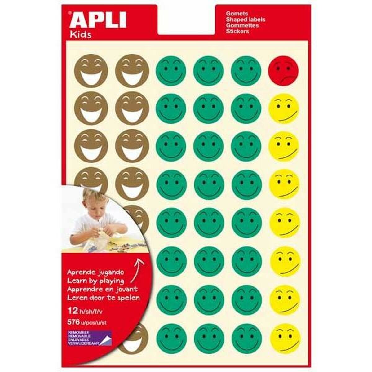 Etiquetas Apli Multicolor (5 Unidades)