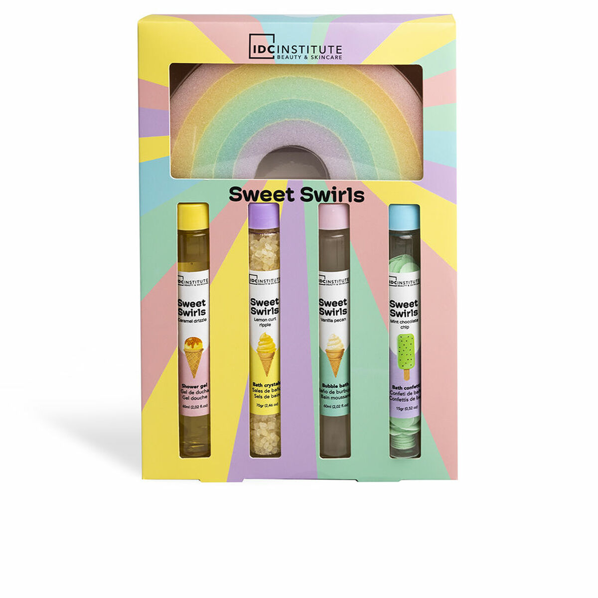 Conjunto de higiene IDC Institute SWEET SWIRLS