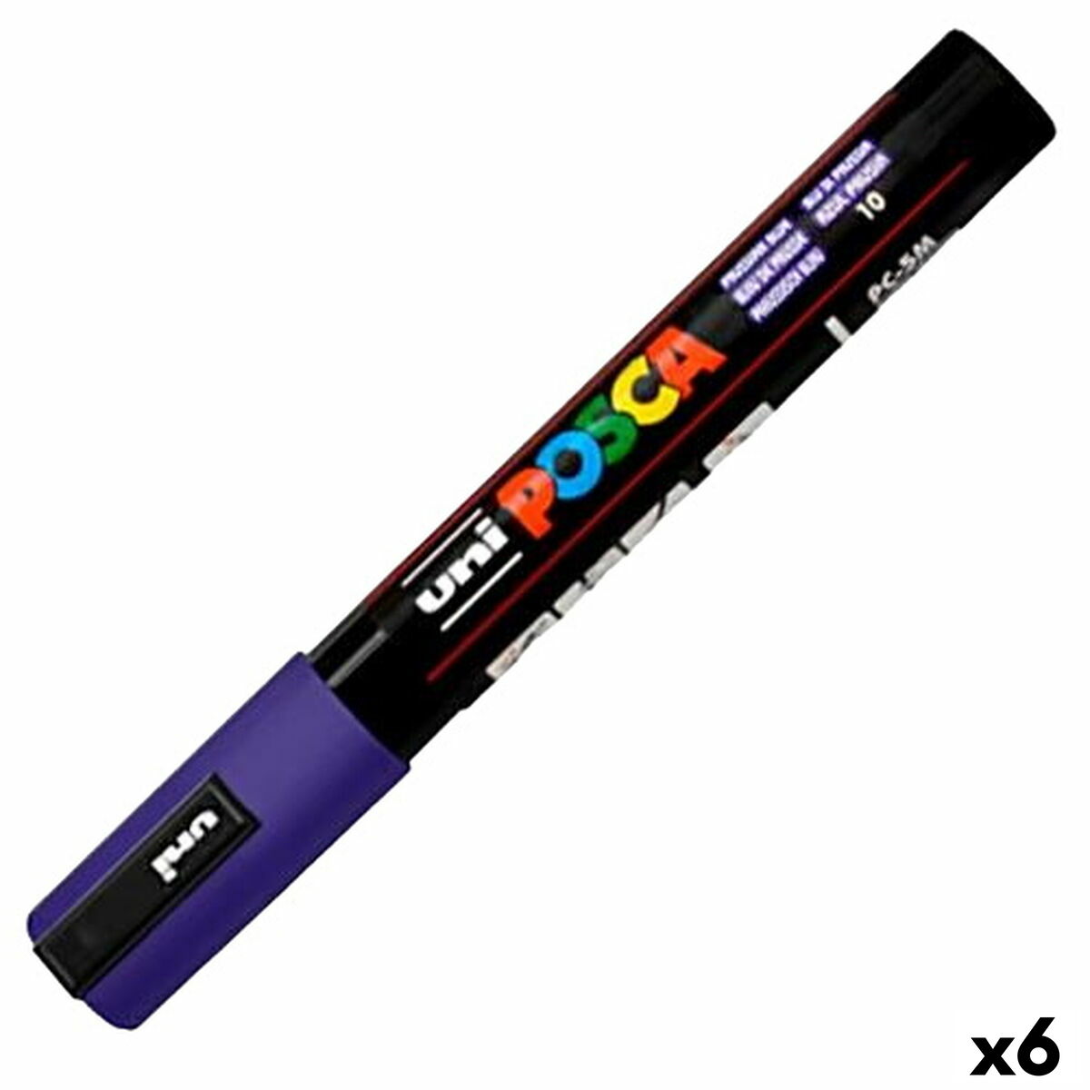 Marcador POSCA PC-5M Azul escuro (6 Unidades)
