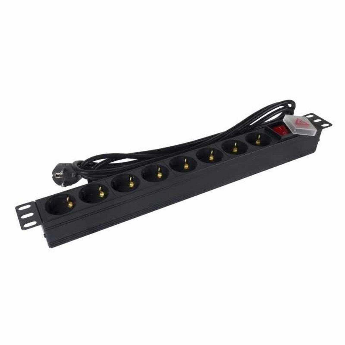Extensão com 8 Tomadas com Interruptor Phasak BNS 1520 (2 m)