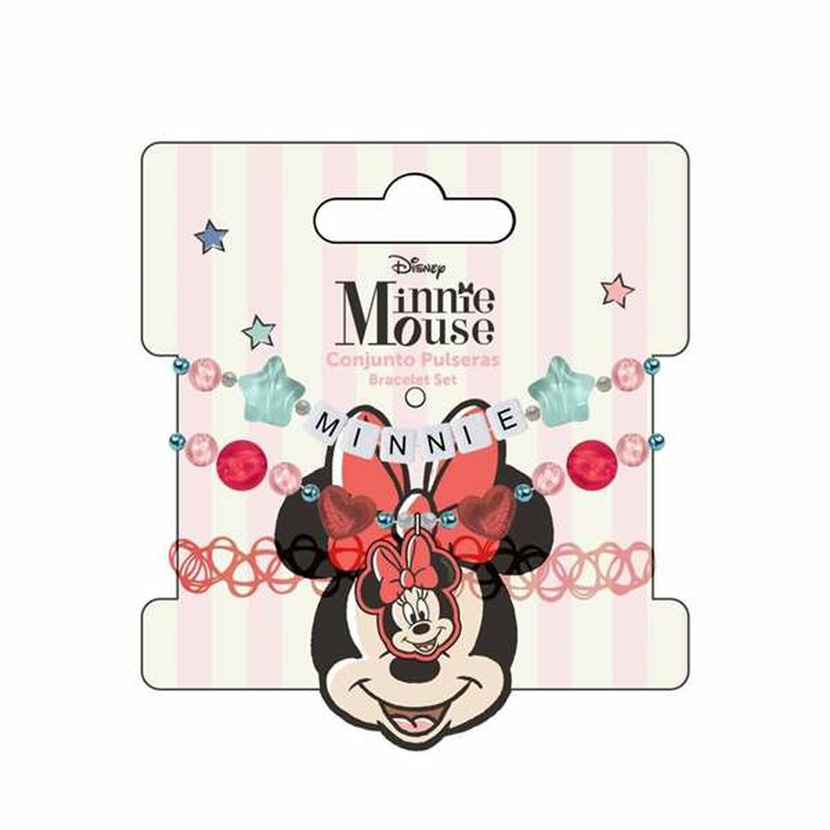 Pulseira de Menina Minnie Mouse Cor de Rosa