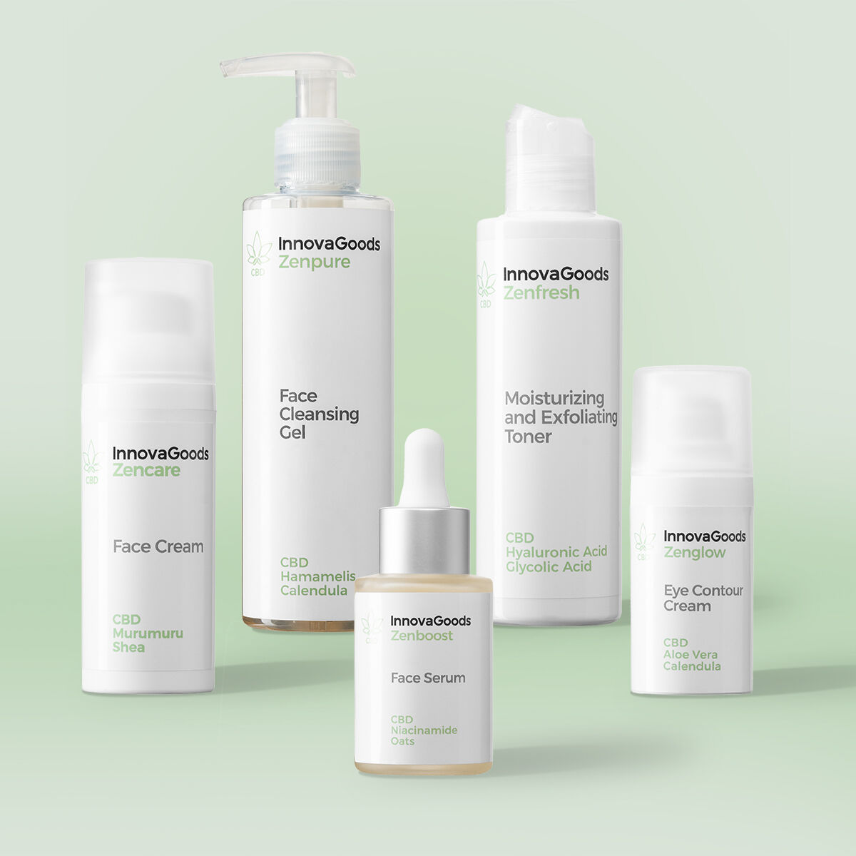 Pack de Rotina Facial CBD InnovaGoods