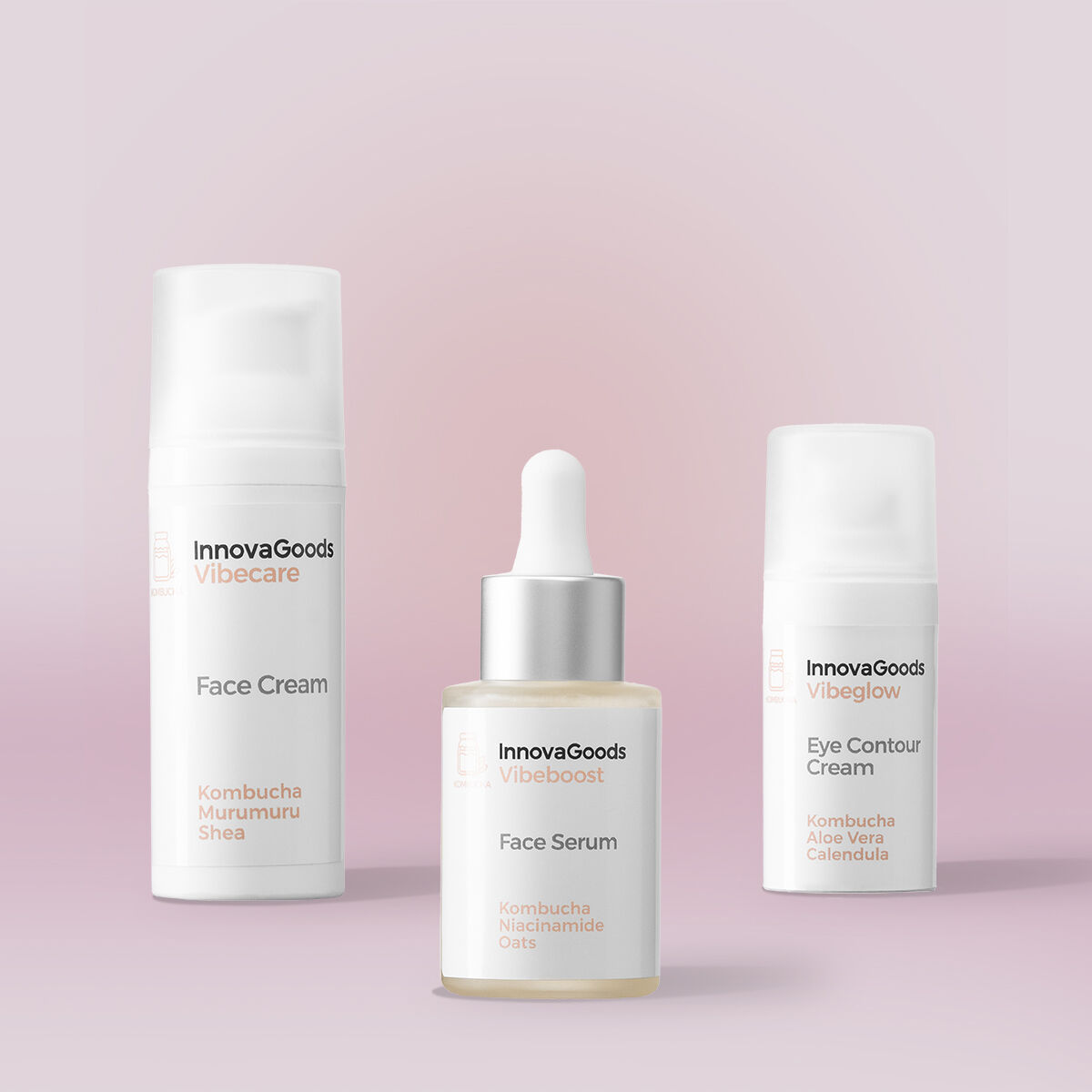 Pack de Hidratação Facial Kombucha InnovaGoods