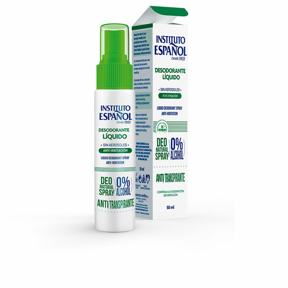 Desodorizante Instituto Español ANTI IRRITACIÓN 50 ml