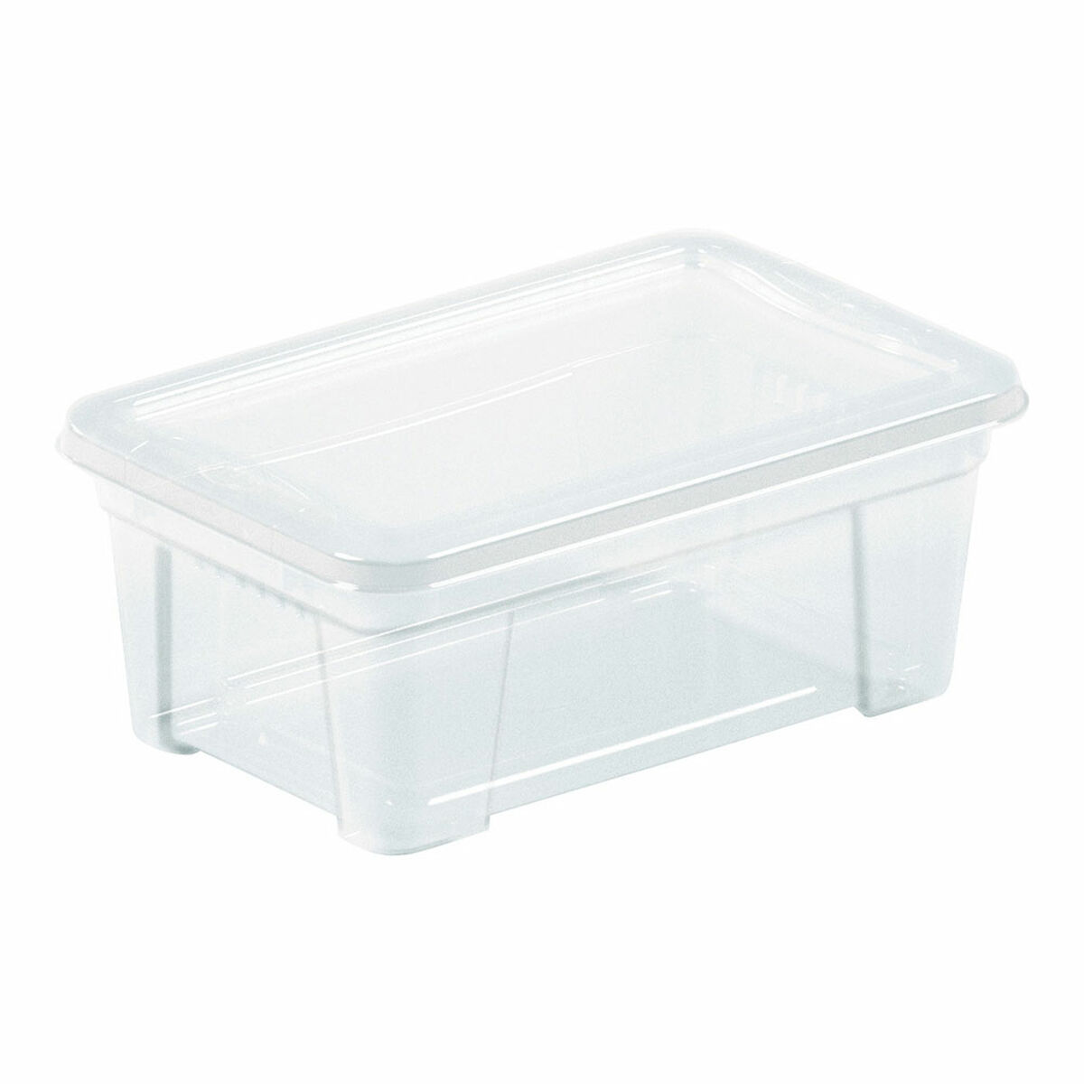 Caixa de Armazenagem com Tampa Mondex Space Box Transparente Polipropileno 5,7 L 35,5 x 21 x 12,5 cm