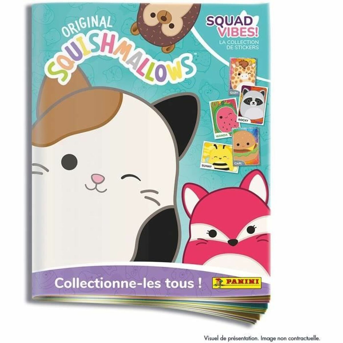 Álbum de Autocolantes Panini Squishmallows