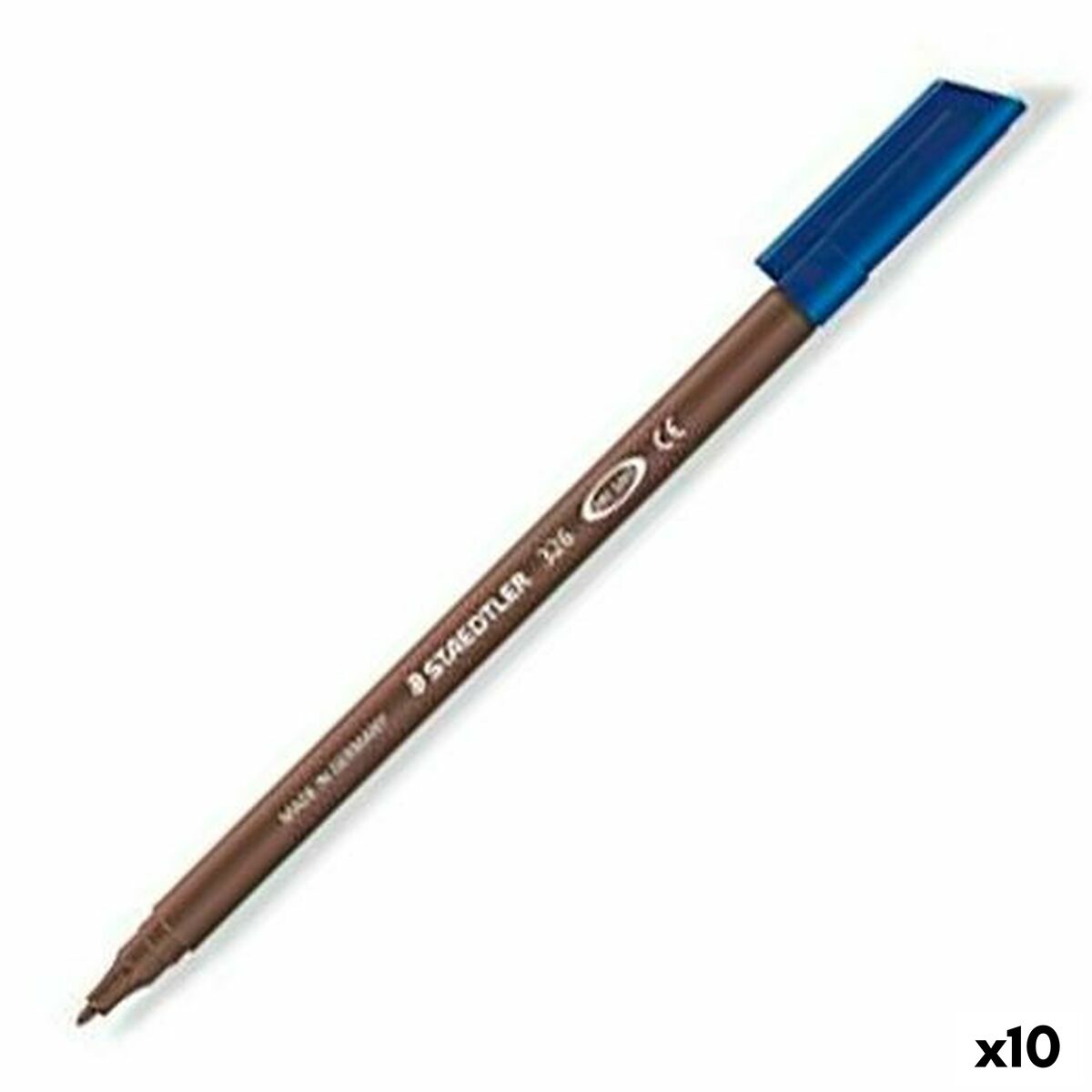 Rotuladores Staedtler Noris Club Catanho escuro (10 Unidades)