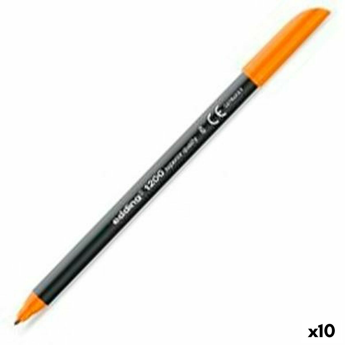 Rotuladores Edding 1200 Laranja (10 Unidades)
