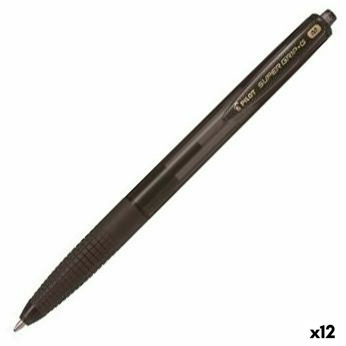 Caneta Pilot Supergrip G Preto 0,4 mm 1 mm (12 Unidades)