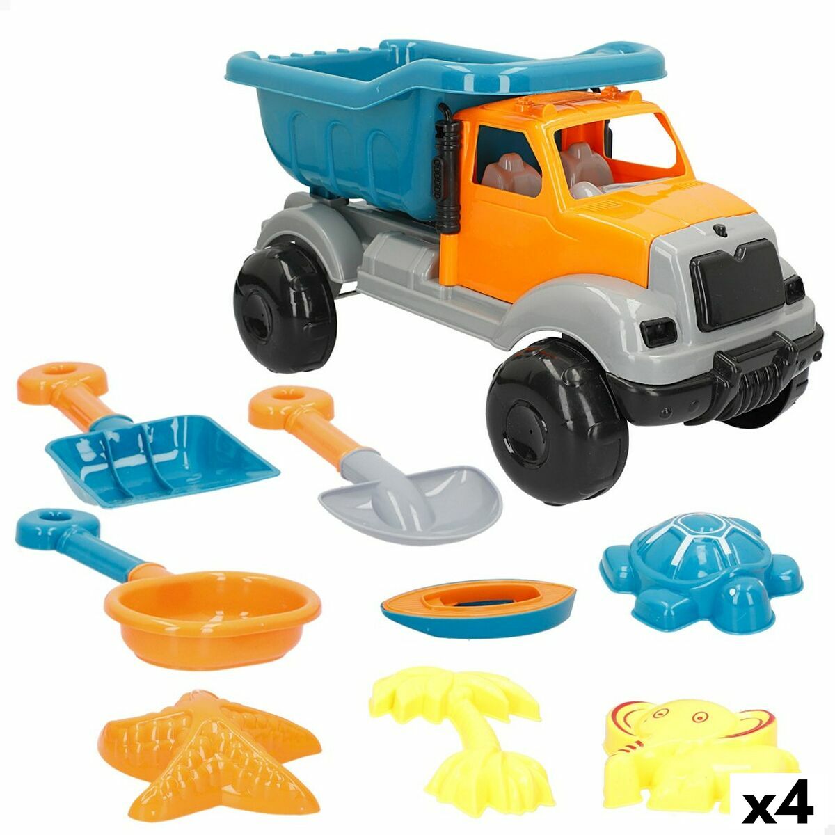 Conjunto de brinquedos de praia Colorbaby 40 x 22 x 20 cm (4 Unidades)