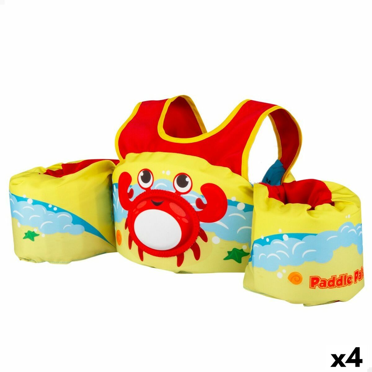 Colete de salvação AquaSport 56 x 25 x 20 cm Caranguejo (4 Unidades)