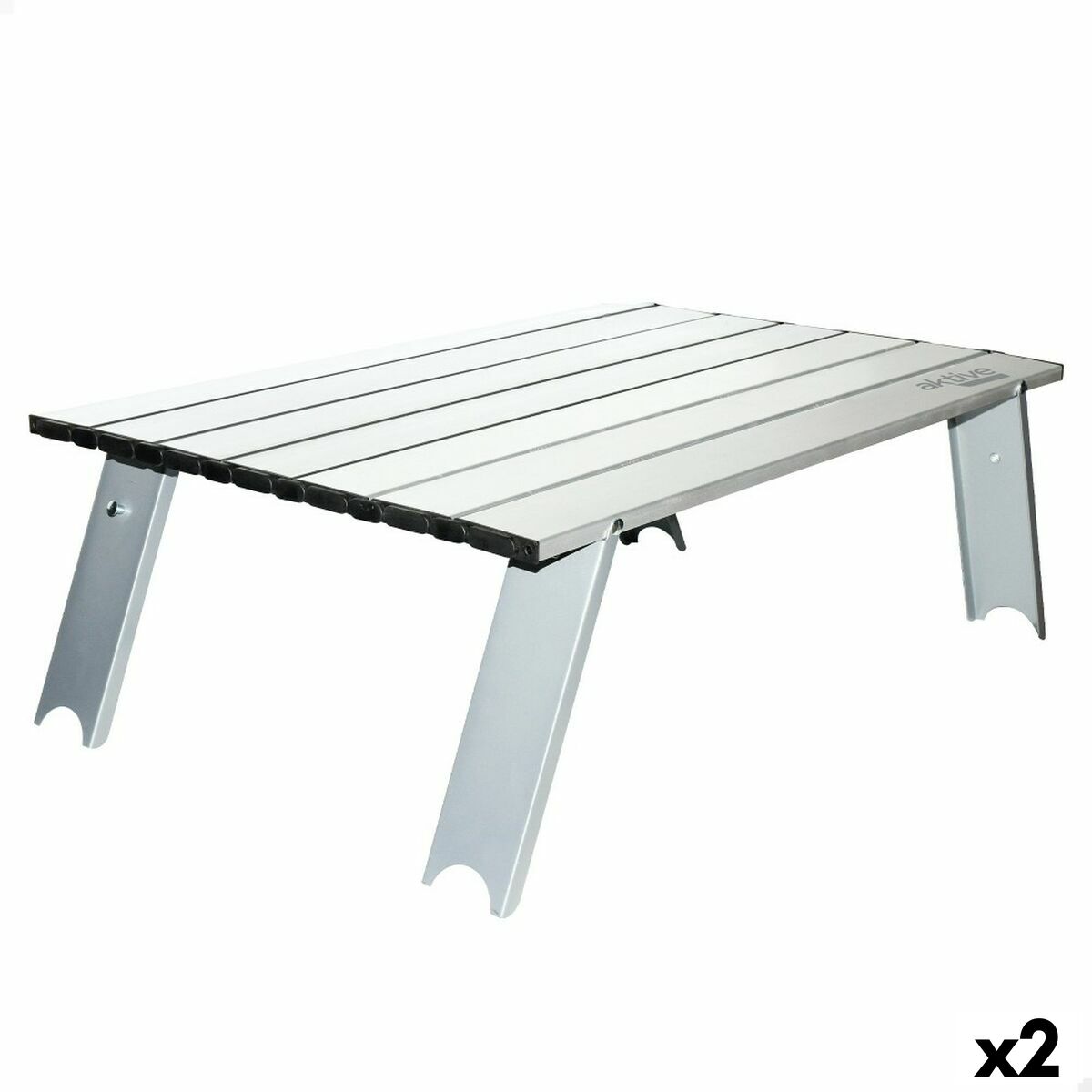Mesa Dobrável Aktive 55 x 20 x 41 cm (2 Unidades)