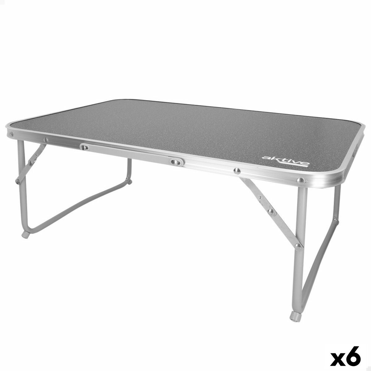 Mesa Dobrável Aktive 60 x 25 x 40 cm (6 Unidades)