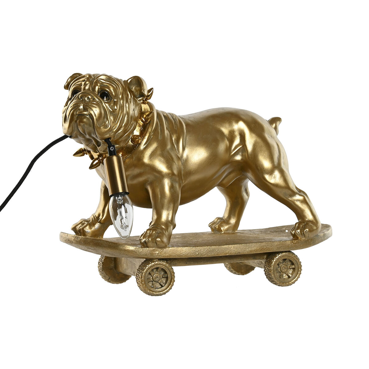 Lâmpada de mesa Home ESPRIT Dourado Resina 220 V 45 X 23 X 34 cm