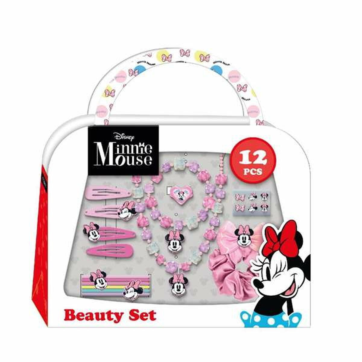 Conjunto de Beleza Minnie Mouse Cor de Rosa