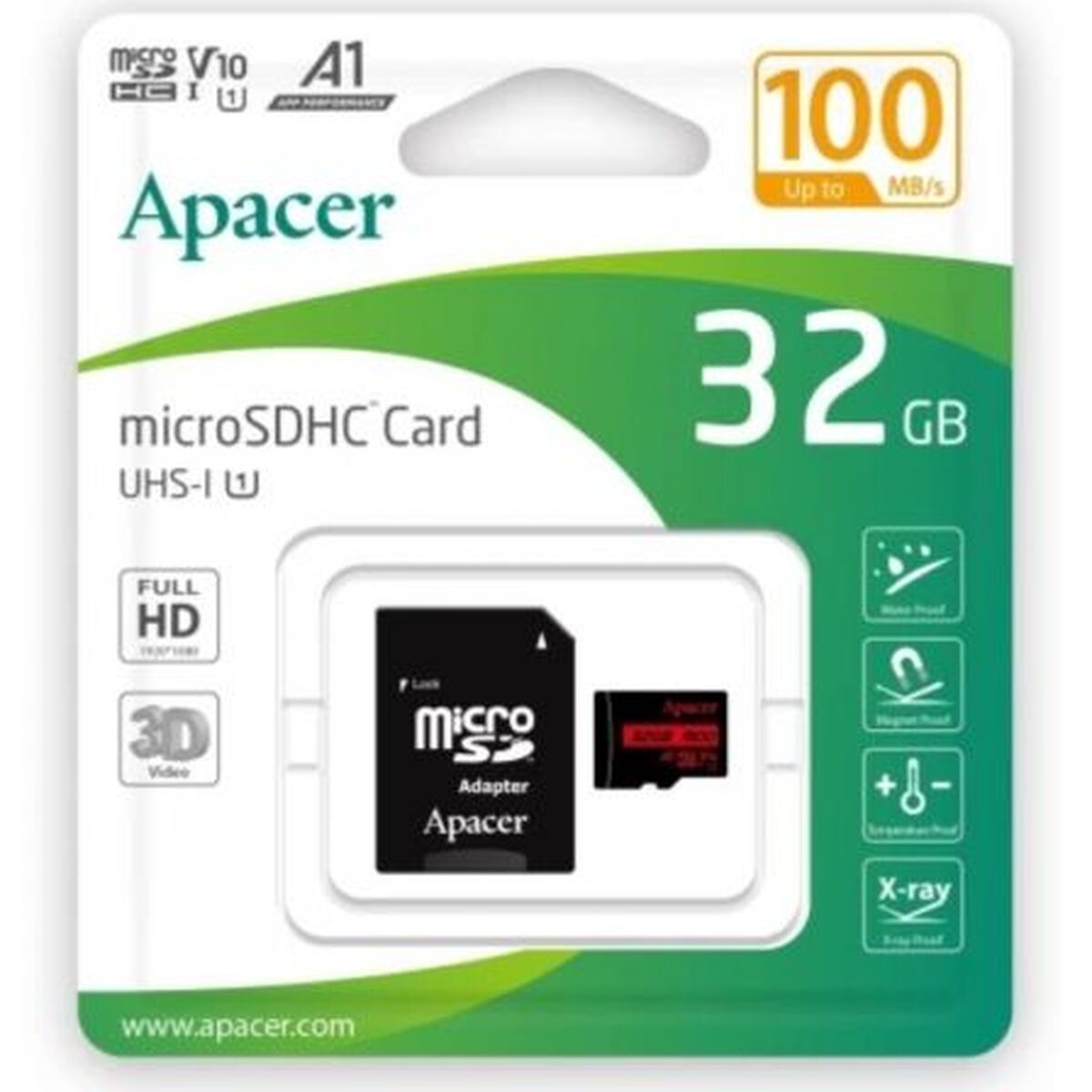 Cartão Micro SD Apacer AP32GMCSH10UB-R