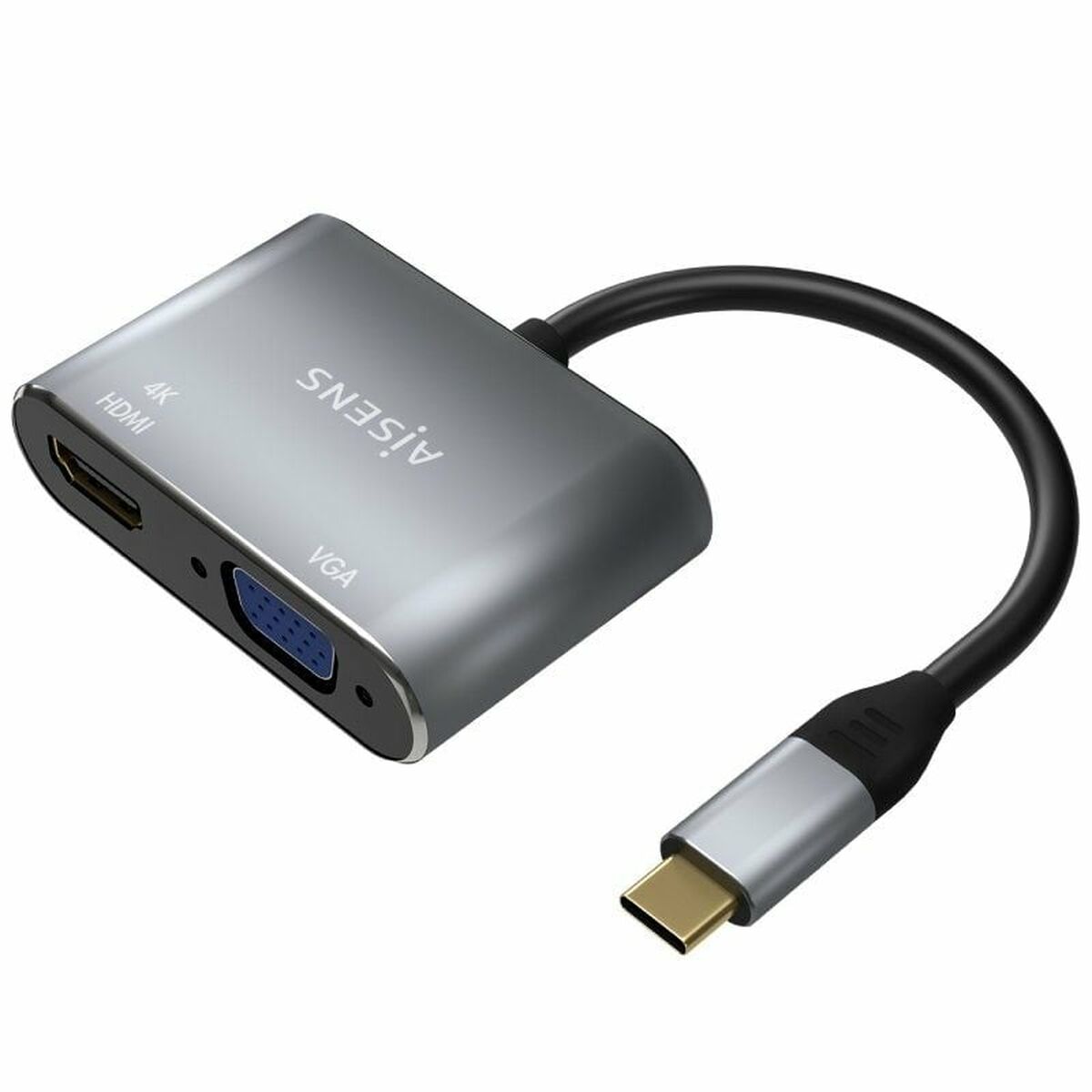 Adaptador HDMI para VGA Aisens A109-0627 Cinzento