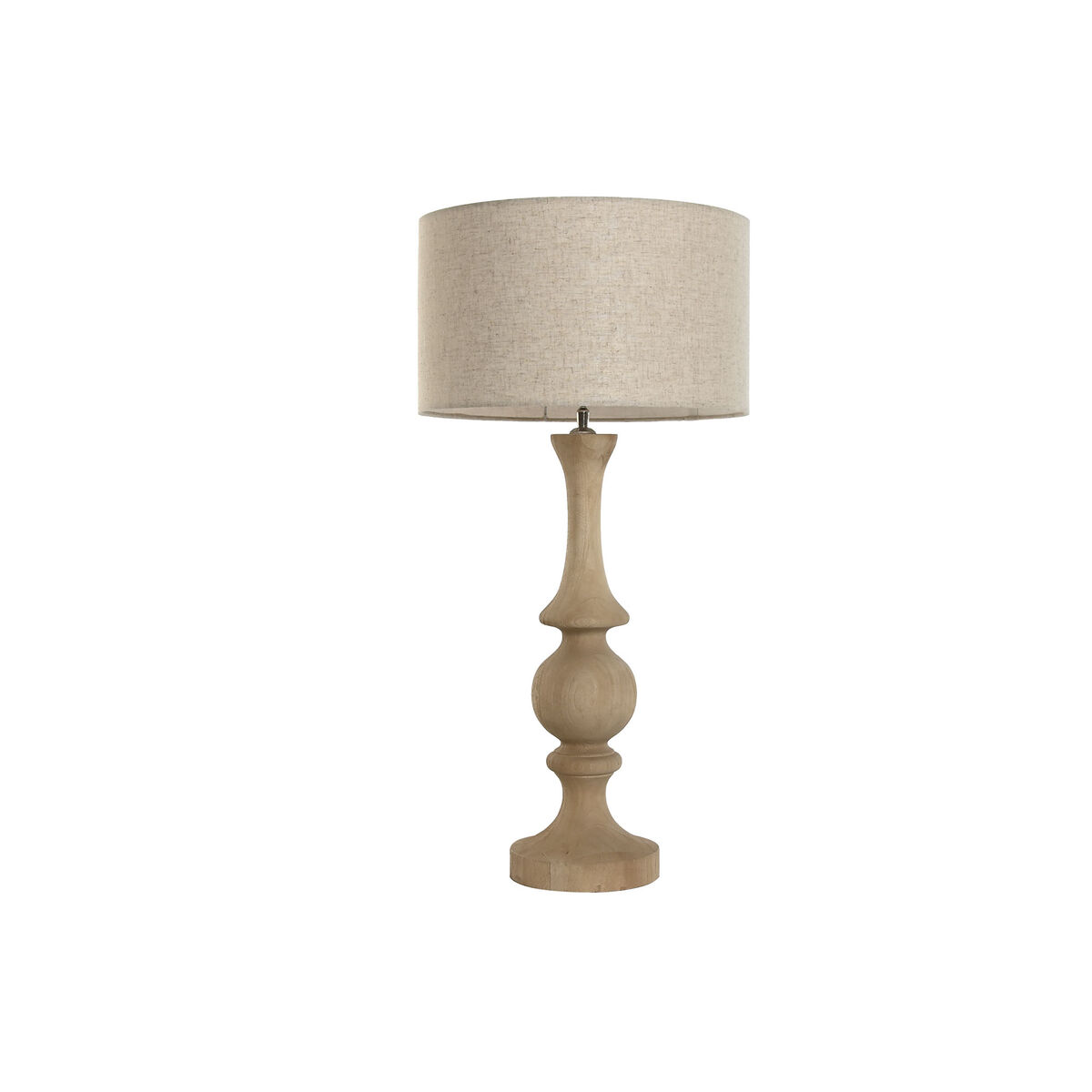 Lâmpada de mesa Home ESPRIT Natural Madeira de mangueira 50 W 220 V 40 x 40 x 78 cm