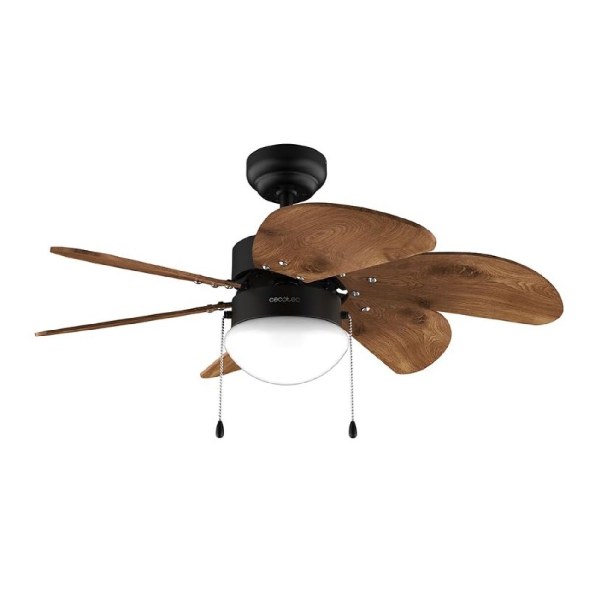Ventilador de Teto com Luz Cecotec EnergySilence Aero 365 Preto Madeira 50 W