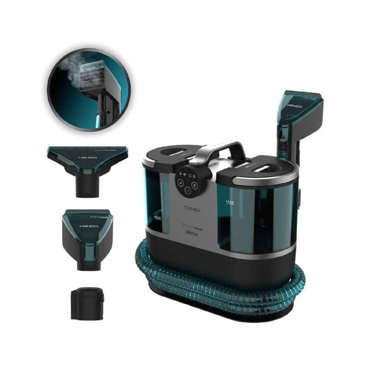 Aspirador para estofados e tapetes Cecotec Conga 7000 Carpet&Spot Clean Steam XXL